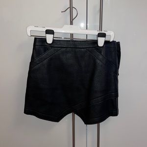 Bcbg maxazria Faux leather mini skirt